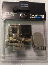 GoPro Camo Housing Quick Clip HD Hero4-Hero3 Black Realtree Max-5 AHCSH-001 Caps