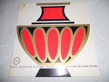 Brahms "Symphony No.3 / Variations On A Theme" LP Oz WRC STE270 NM