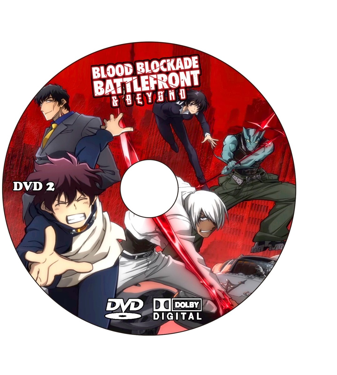 ANIME, BLOOD BLOCKADE BATTLEFRONT &BEYOND,2 DVD,12 EPISODES,ENG