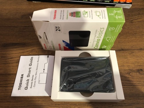 DISCO DURO EXTERNO TOSHIBA CANVIO BASICS 2TB SIN USAR - Imagen 4 de 4