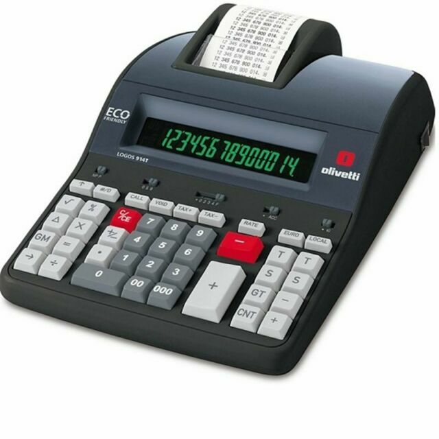 Olivetti Logos 914T Calcolatrice Professionale con Stampante