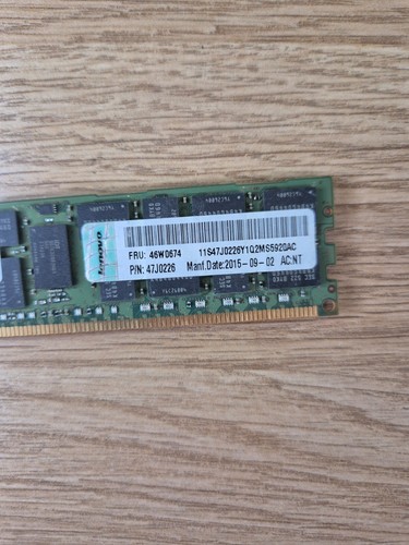 16GB Samsung M393B2G70DB0-YK0Q2 2Rx4 PC3L-12800R Server RAM - Picture 3 of 4