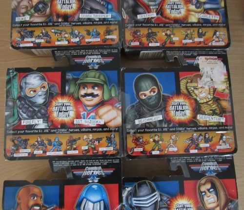 GI JOE COMBAT HEROES Lot of Six Two Packs NISB NIB Ships Free! - Bild 8 von 9