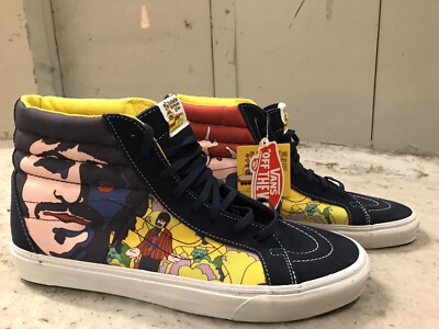 Vans Hi-Tops Limited Edition Beatles Yellow Submarine UK