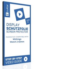 2x Matte 3D Protective Film for Withings Watch 2 42mm Flexible Protectors