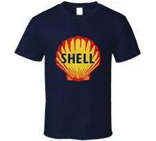 Shell, T-shirt, Gas, Station, Retro, Logo, Car, Automotive, Petrolium, Petrol