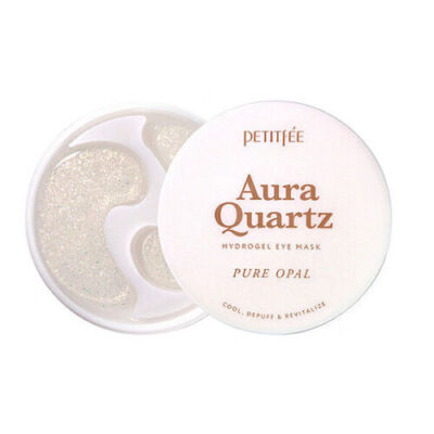 Petitfee Aura Quartz Hydrogel Augenmaske   Pure Opal 40 Stück   Hydrogel