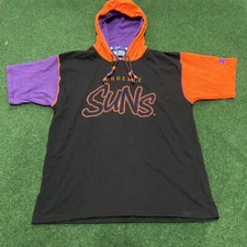 Vintage 90s Starter Phoenix Suns Double Hooded Shirt Men s Large Excellent