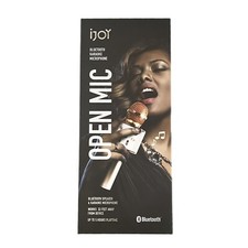 NEW iJoy Open Mic Speaker and Karaoke Microphone - Rose Gold