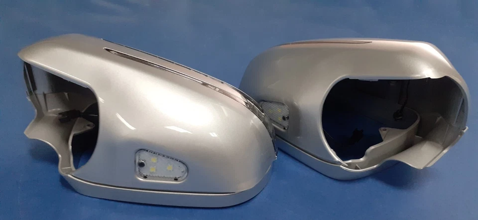 2 FUNDAS FLECHAS LED PLATEADAS PARA MERCEDES BENZ R171 CLASE SLK 2005-2008 Foto 3 de 4