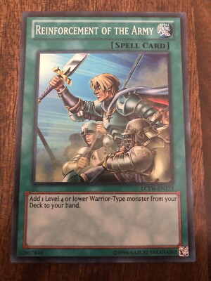 yugioh army deck Yu-Gi-Oh! TCG Reinforcement of the Army Legendary Collection 3: Yugi's  World NM