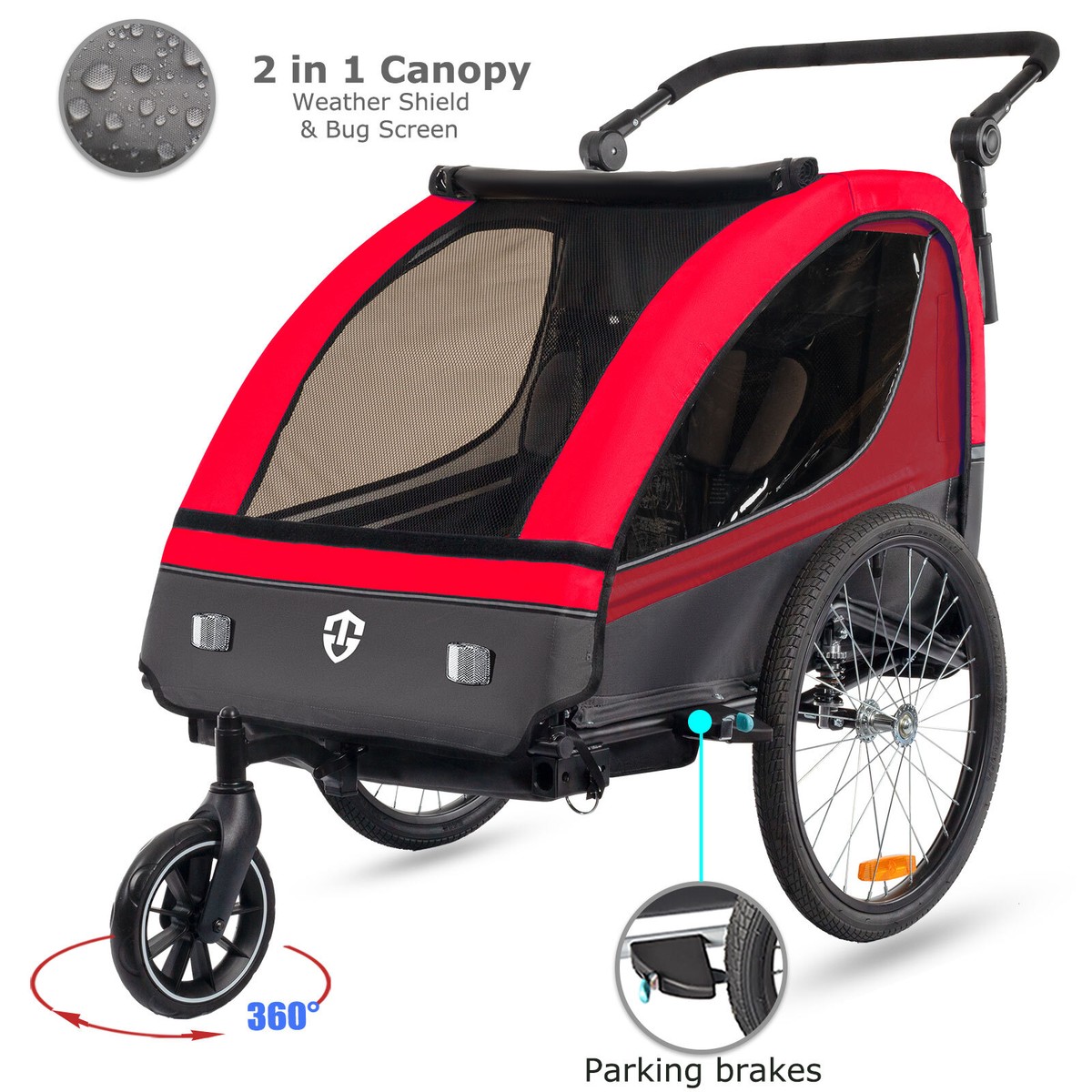 TIGGO Veelar Sports 2-in-1 Kinderanhnger - Rot online kaufen | eBay.de