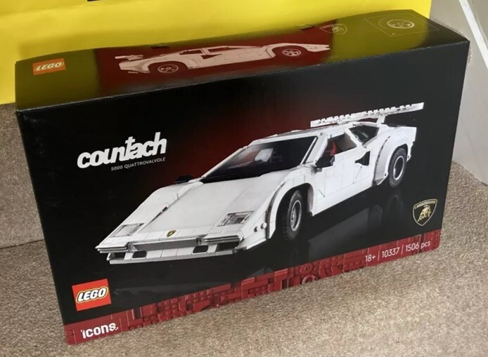Lego 10337 Icons Lamborghini Countach 5000 Quattrovalvole 1506 pcs