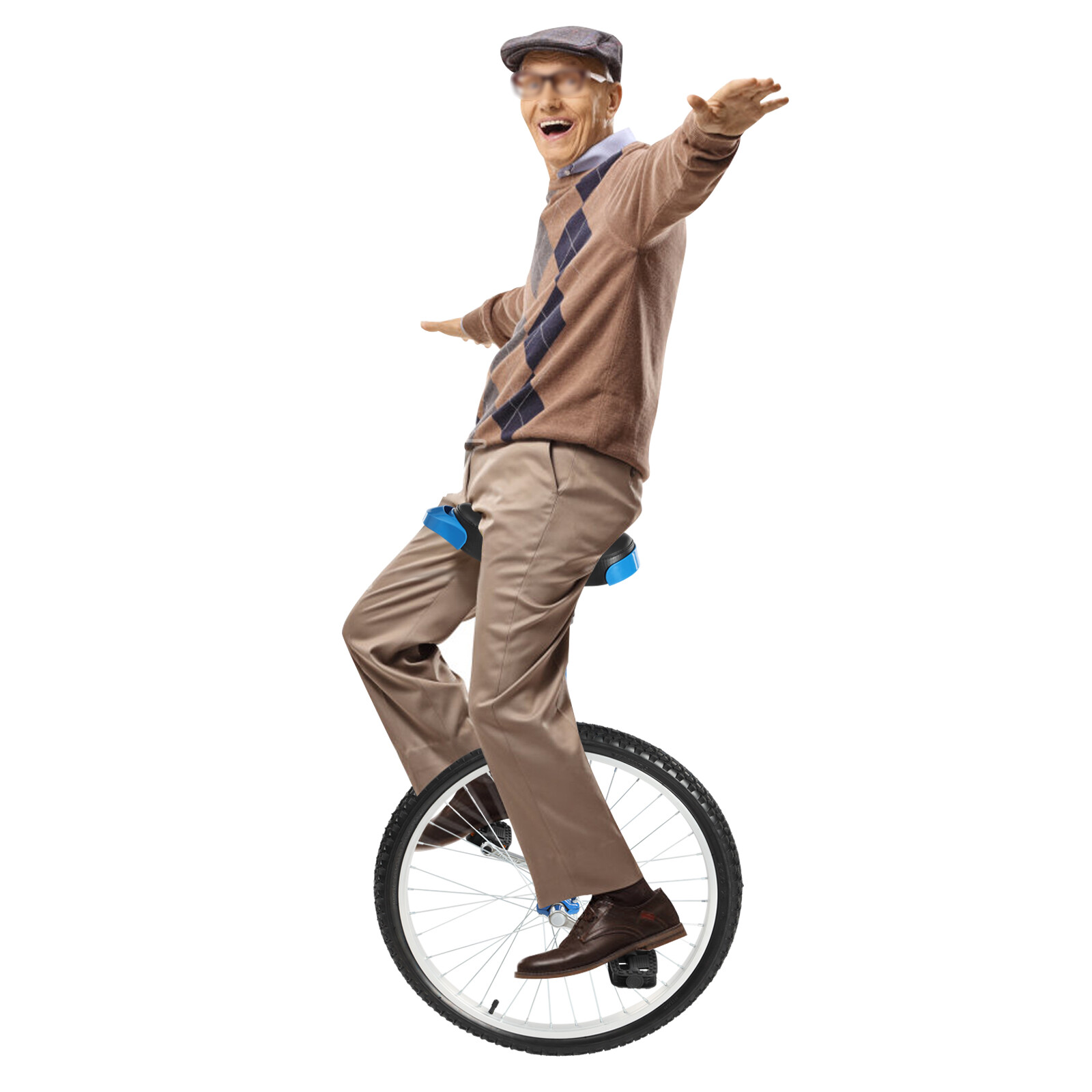 Unicycle with Excellent Steel Frame Leakproof Tire Adjustable Height for Outdoor - Thumbnail 13
