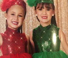 Christmas Dance Costume Green Ballet St. Patrick's Day Pageant demand 2014