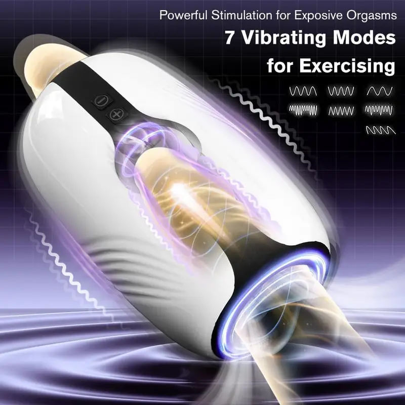 Automatic open end Male Masturbator Cup Stroker Pocket-Pussy Sex Toys Men Adult