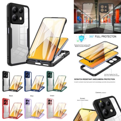 For Xiaomi Redmi Note 13 Pro+ 5G Dustproof Case Cover Built-in Screen Protector