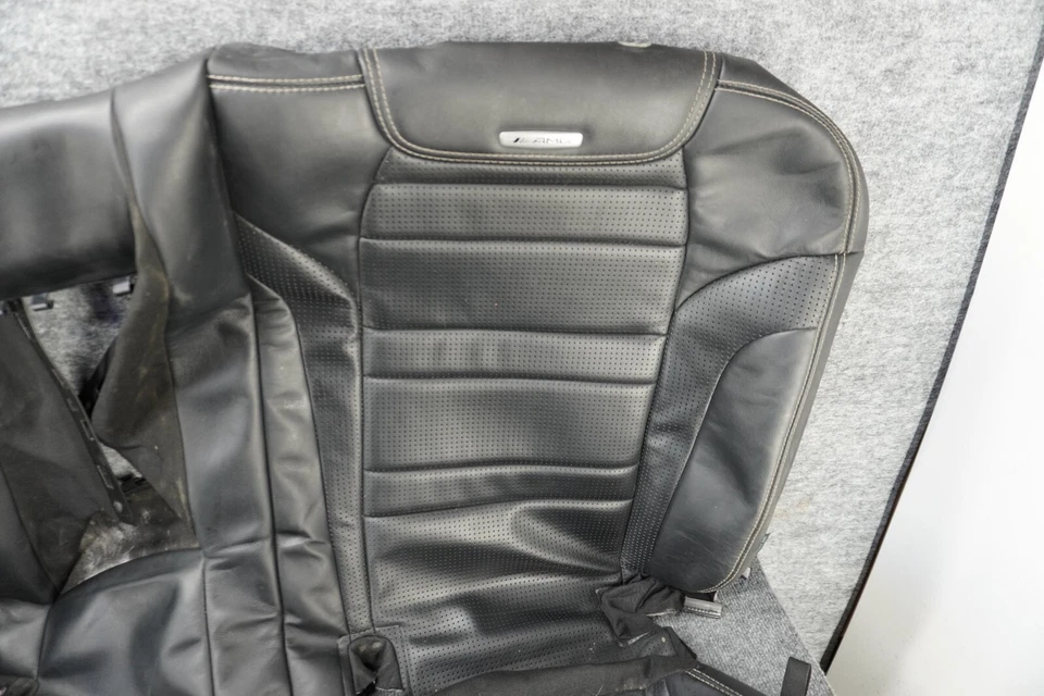 Rear Leather Seat Cover Set Mercedes X166 W166 Gle63 Gl63 Amg oem - Image 2 of 4