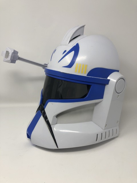 2008 Star Wars Captain Rex Clone Storm Trooper Electronic Talking Helmet WORKS | eBay
