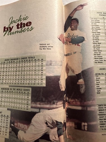 1997 BROOKLYN Dodgers JACKIE ROBINSON 50th Anniversary 1947-1997 The CHOSEN One - Picture 7 of 9