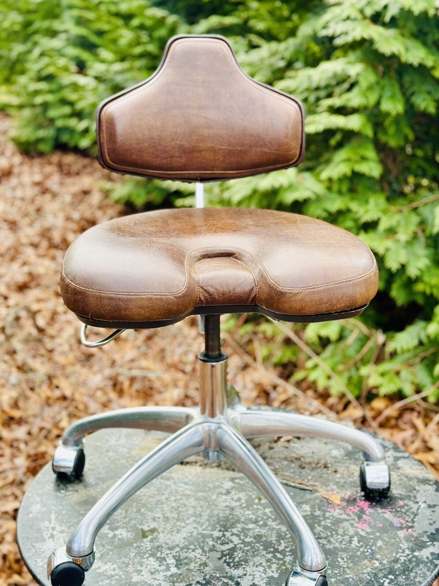 RARE Vintage Industrial Office - Dental-Medical Stool/chair From