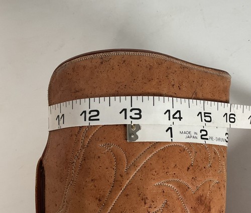 Vintage 1960s Tony Lama Cowgirl Boots 7 B Cavalry Style Gold Label - Picture 9 of 23