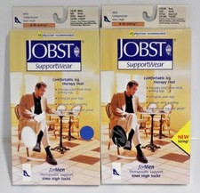 Jobst SupportWear Men's Knee High Mild Compression Sock Small 8-15 mmHg