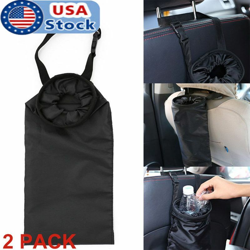 Car &amp; Truck Seats For Chevrolet 2-Pack Waterproof Car Trash Can - Portable Leak-Proof Garbage Bag For Back Seat Car &amp; Truck Seats For Ford