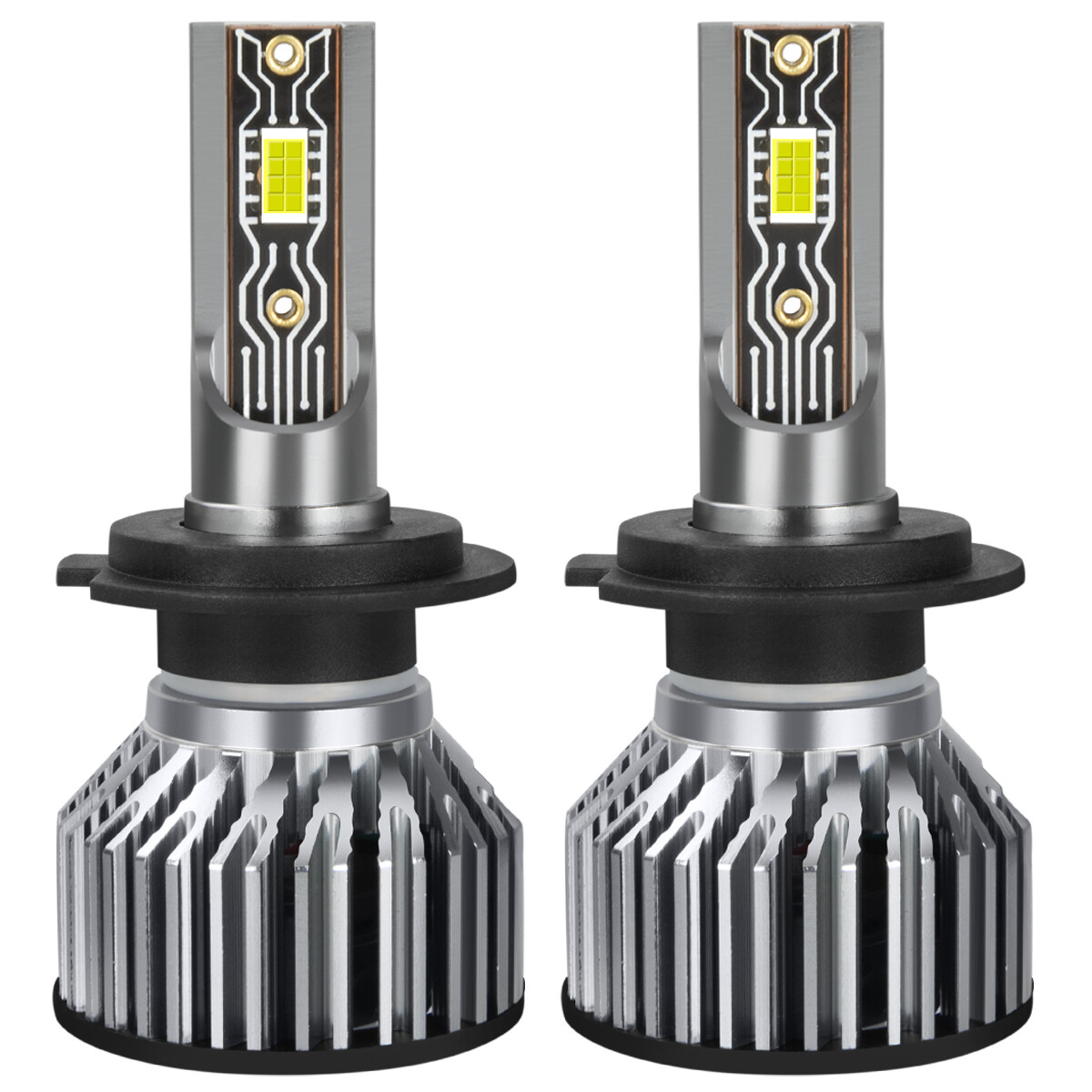 For Kawasaki Ninja ZX6R ZX636 2003-2017 2X H7 Motorcycle LED
