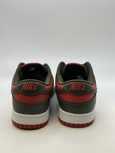 Größe 10,5 - Nike Dunk Low Cargo Khaki Mystic Red - Neu - Bild 4 von 6