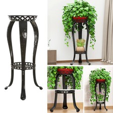 Home Metal Flower Pots Holder Display Shelf Rack Plant Stand Living Room Decor