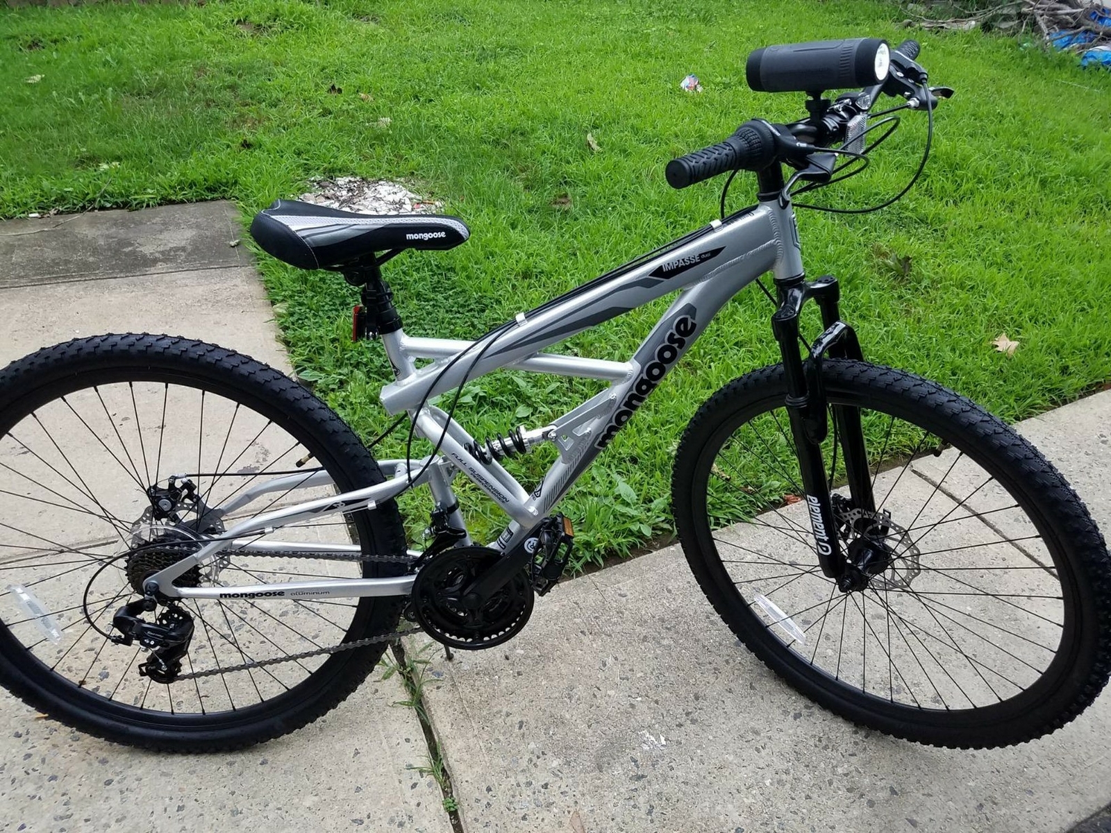 mongoose r2780 impasse dual full suspension bicycle