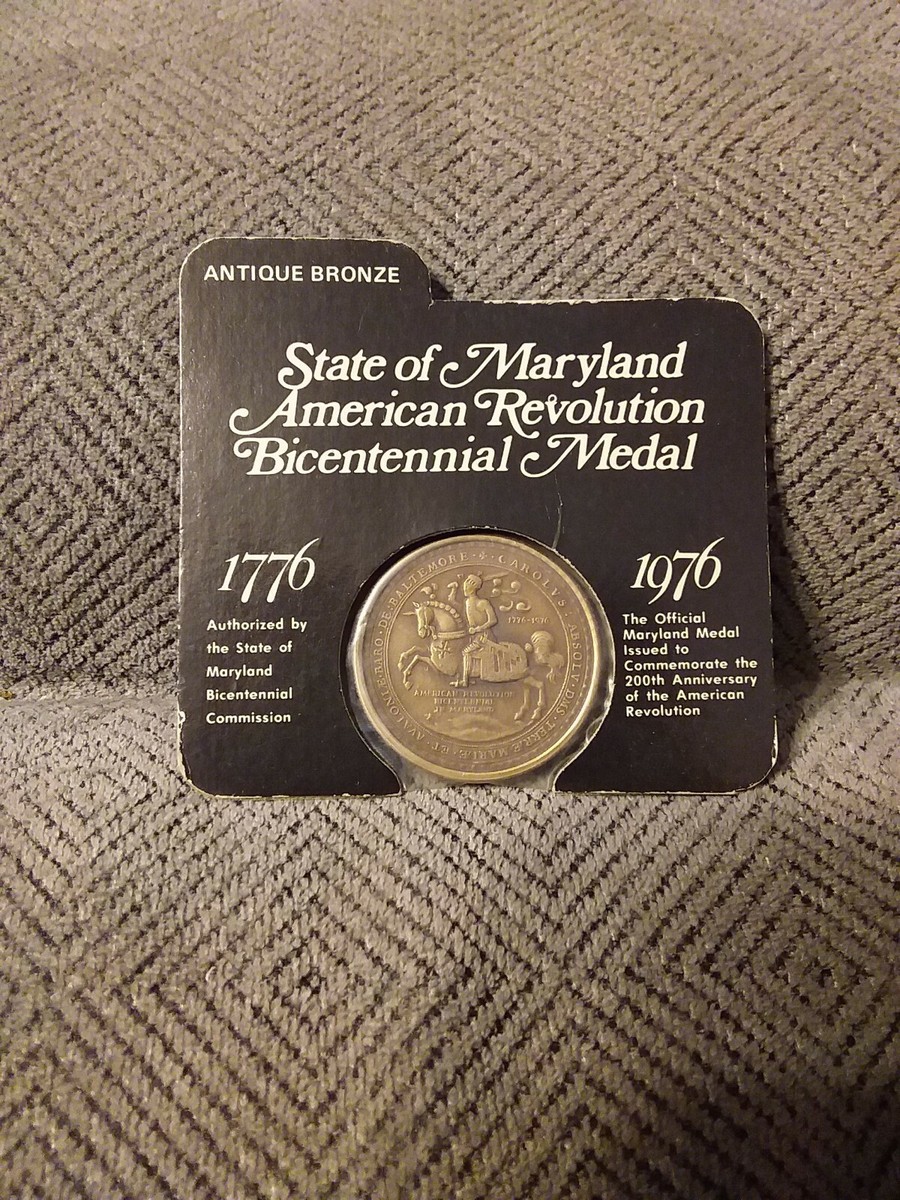 1976 State of Maryland American Revolution Bicentennial Antique