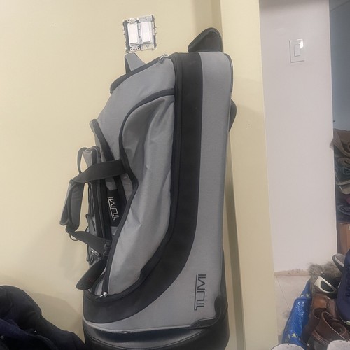 TUMI Convertible Roller Black Bag Backpack Travel Wheels Duffle 25x14.5x12 - Picture 2 of 14