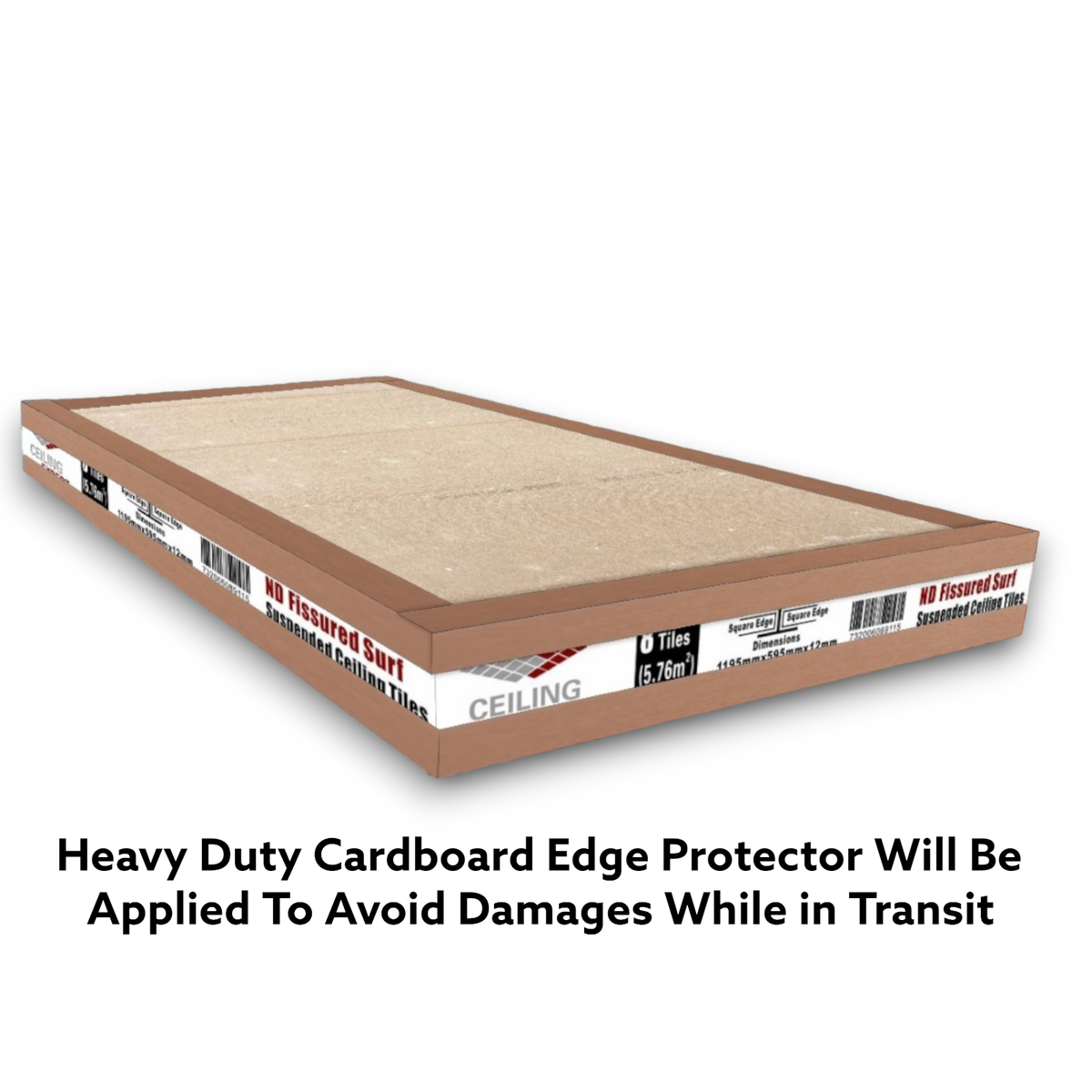 Suspended Ceiling FINE ND FISSURED Board Acoustic Panel Tiles 1195mm X 595mm Fit In 1200mm X 600mm - Foto 5