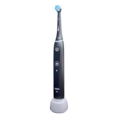 Oral-B iO Series 6 Elektrische Zahnbürste Schwarz Handstück 5 Modis Ladegerät