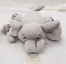 Avent Pacifier Snuggy Keeper Holder Elephant
