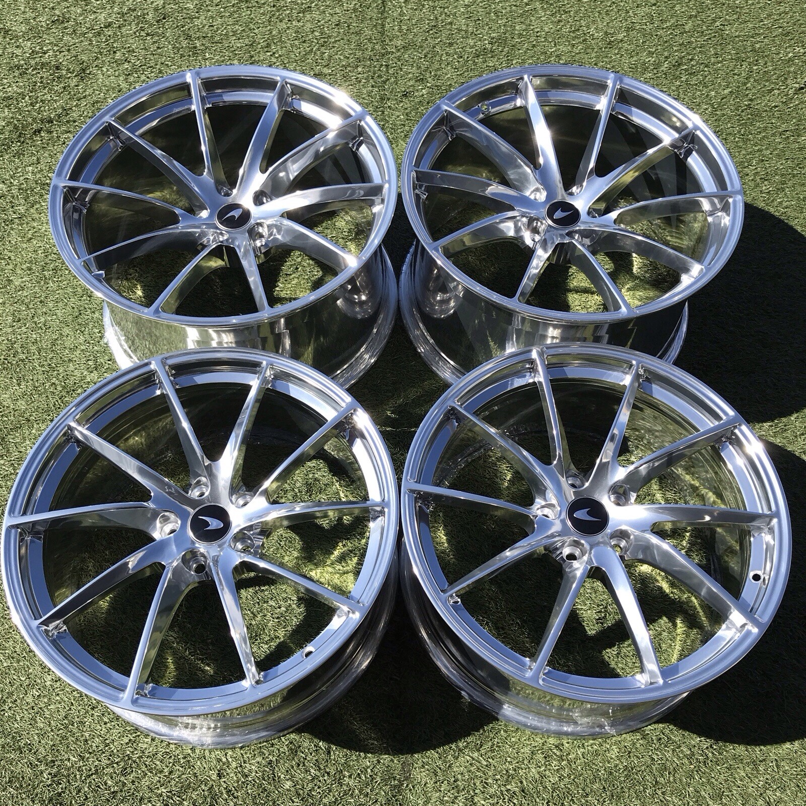 19 20 MCLAREN 720S RIMS STOCK ORIGINAL RIMS OEM 14B0405CP CERAMIC COATED 720 S