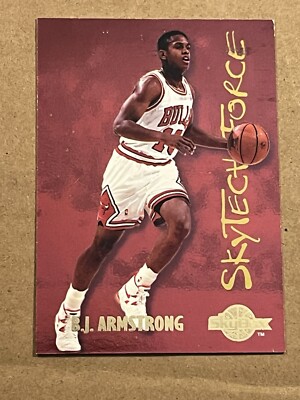 1995-96 SKYBOX - SKYTECH FORCE INSERT - B.J. ARMSTRONG BULLS #SF2