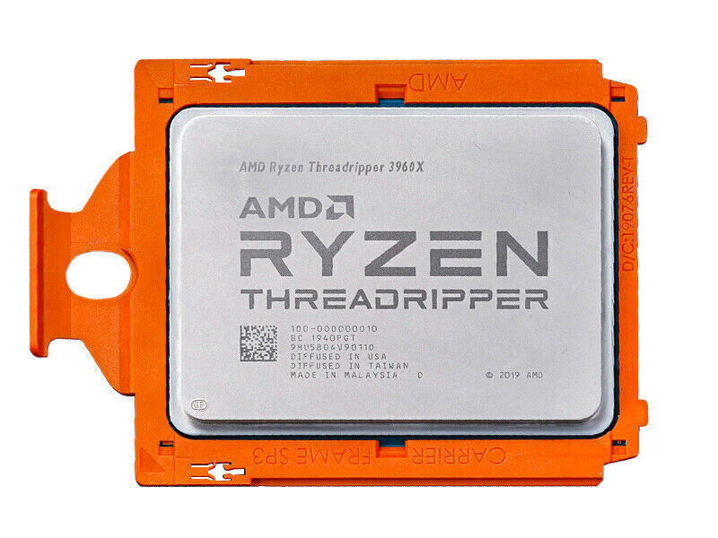CPU AMD Ryzen Threadripper 3960X AMD Ryzen Threadripper 3960X 3.8GHz 24 Cores sTRX4 CPU Processors