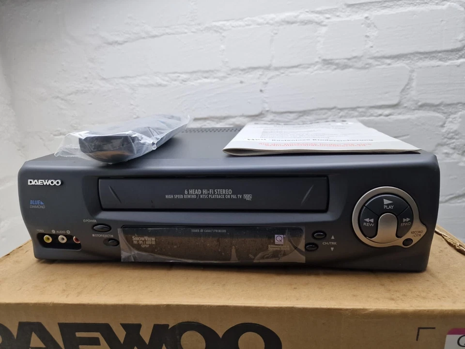 Daewoo Q757 Videorecorder 6-Kopf Hi-Fi Stereo NTSC PAL MESECAM VHS HQ - Bild 4 von 4