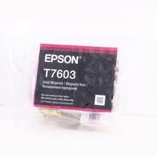  Epson Vivid Magenta T7603 Inkjet Ink for Epson Surecolor P600 - Sealed NOS 