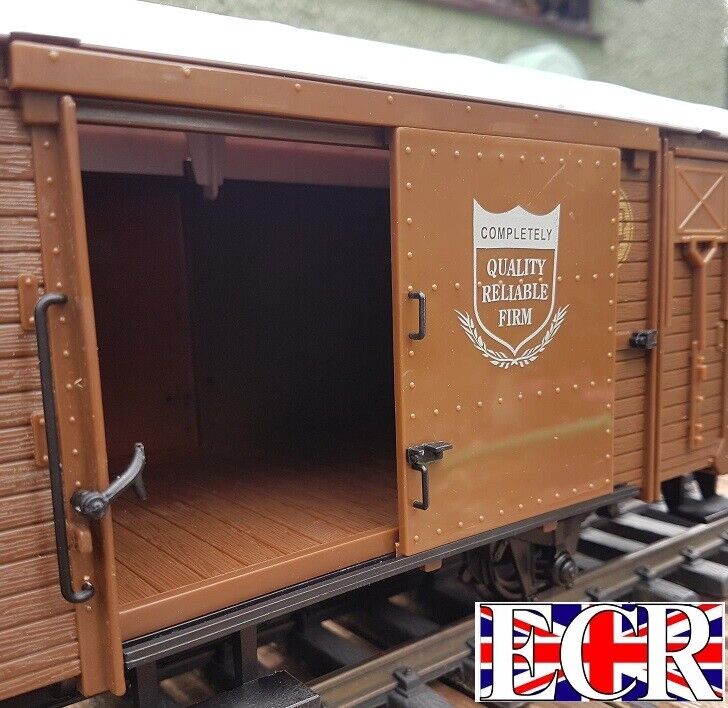 G SCALE 45mm GAUGE GARDEN RAILWAY RC LOCO CARRIAGE BOX FLATBED TRUCK COACH TRAIN - Picture 7 of 27