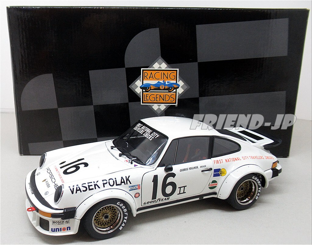 EXOTO 1/18 Porsche 934 RSR #16 1976 George Follmer Model
