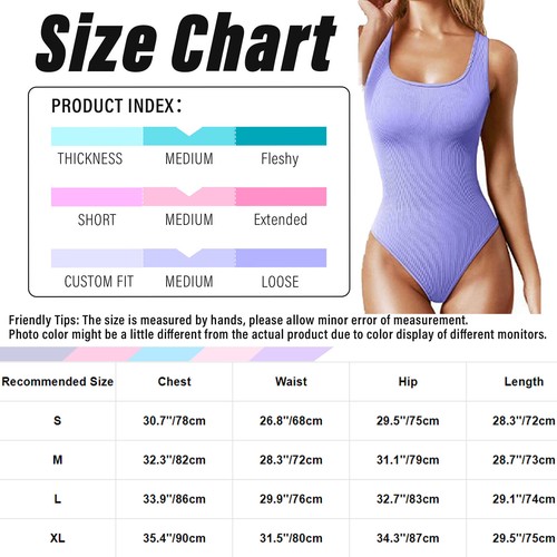 Damen einteiliger Sport Body Overall einfarbig ärmellos U-Ausschnitt Trikot - Bild 8 von 51