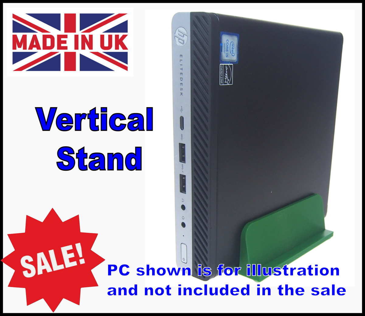 HP ProDesk 400 G3 & G4 Mini Series Vertical Stand & Accessories