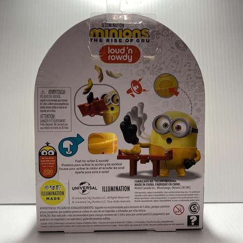 Minions The Rise of Gru - LOUD 'N ROWDY KARATE BOB Matel - 第 2/6 張圖片