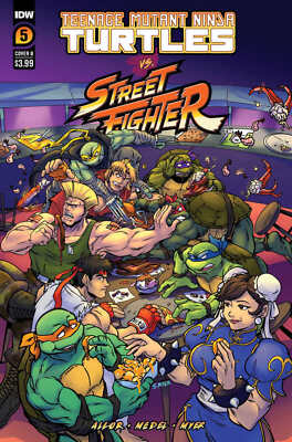 Teenage Mutant Ninja Turtles vs. Street Fighter #5 (Of 5) Cover B variant Myer (
