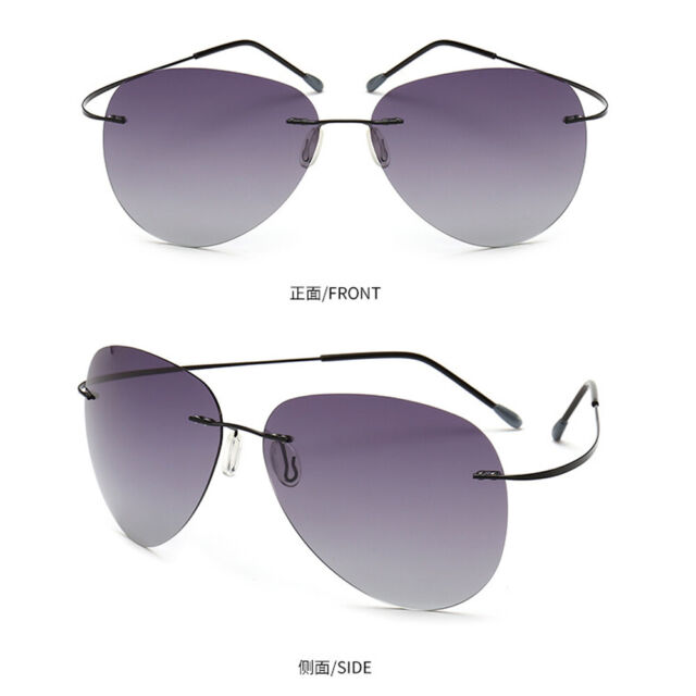 Fashion Unisex Sunglasses Polarized UV Lens Titanium Frames Outing Sport Goggle
