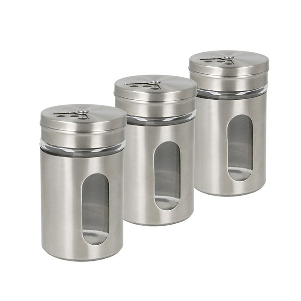Metaltex 259851000 3Er Set GewüRzstreuer Glas/Inox 100 Ml-image